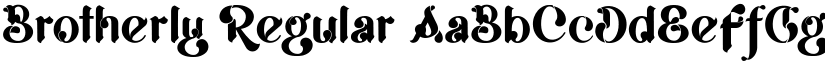Brotherly Regular font