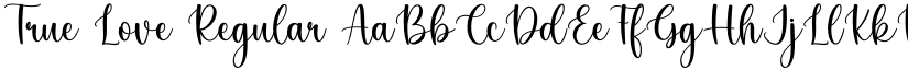 True Love Regular font