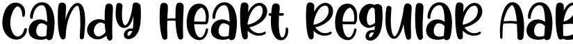Candy Heart Regular font