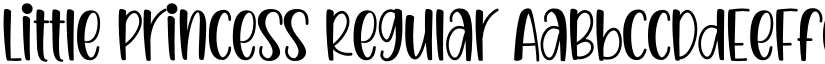 Little Princess Regular font