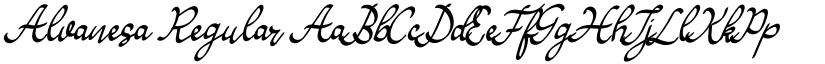 Alvanesa Regular font