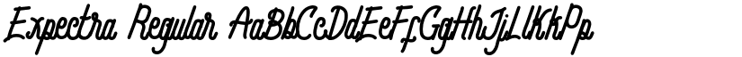 Expectra Regular font