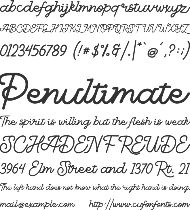 Big Tales font preview