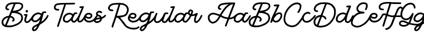 Big Tales Regular font
