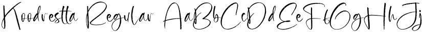 Koodrestta Regular font