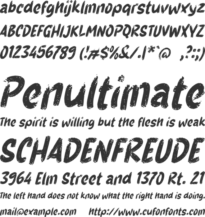 g Geruduk font preview