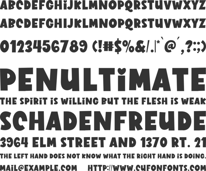 Shine of Love font preview