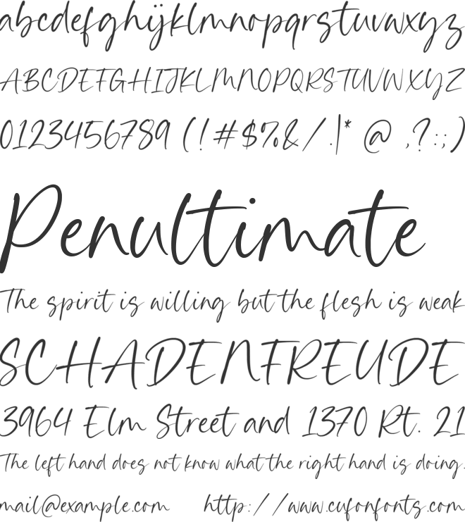 Something Basic font preview