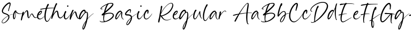 Something Basic Regular font