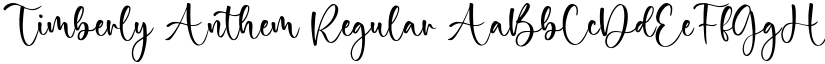 Timberly Anthem font download