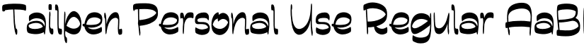Tailpen Personal Use font download