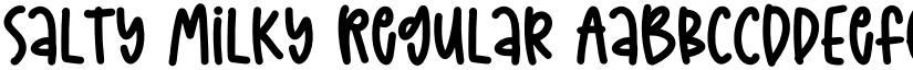 Salty Milky Regular font