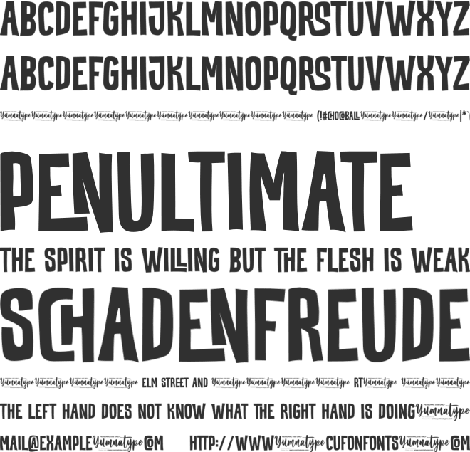 Chocoball Personal Use font preview