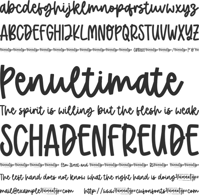 Blessed Dreams Personal Use font preview