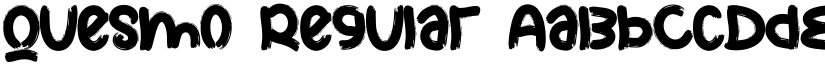 Quesmo Regular font