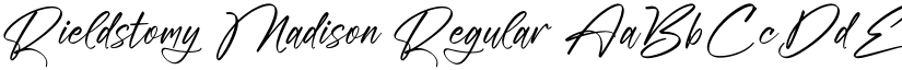 Rieldstomy Madison Regular font