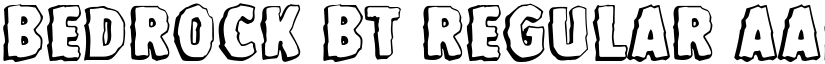 Bedrock BT Regular font