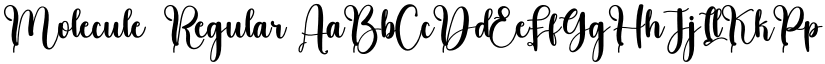 Molecule Regular font
