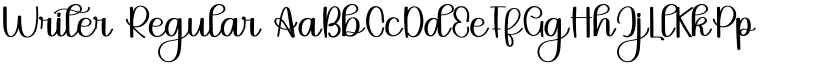 Writer font download