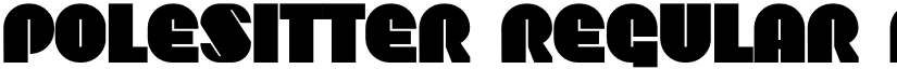 Polesitter font download