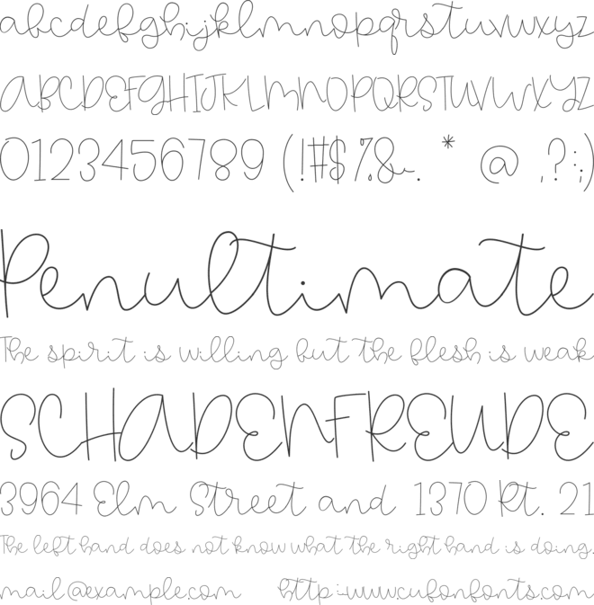 AGButterLateThanNever font preview