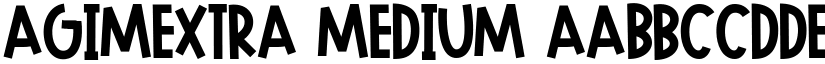 AGImExtra Medium font