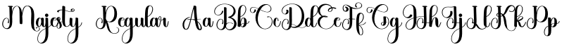 Majesty Regular font
