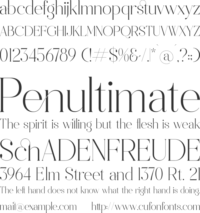 Bastiken font preview
