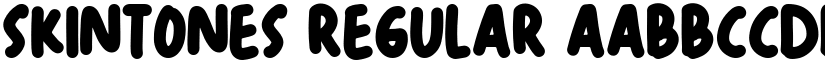 Skintones Regular font