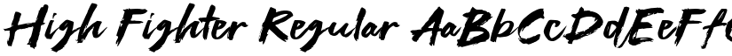 High Fighter Regular font