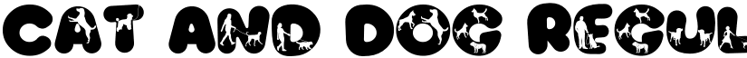 Cat And Dog Regular font