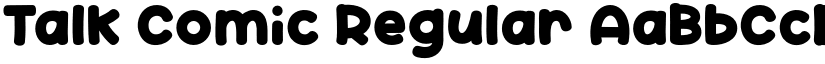 Talk Comic Regular font