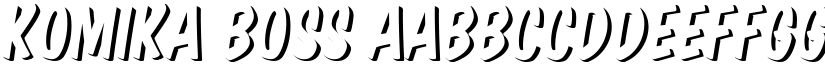 Komika Boss font