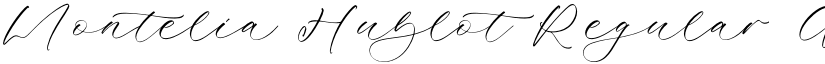 Montelia Hublot font download