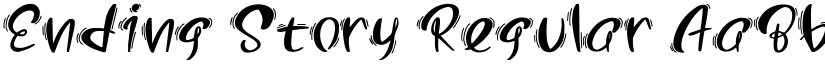 Ending Story Regular font