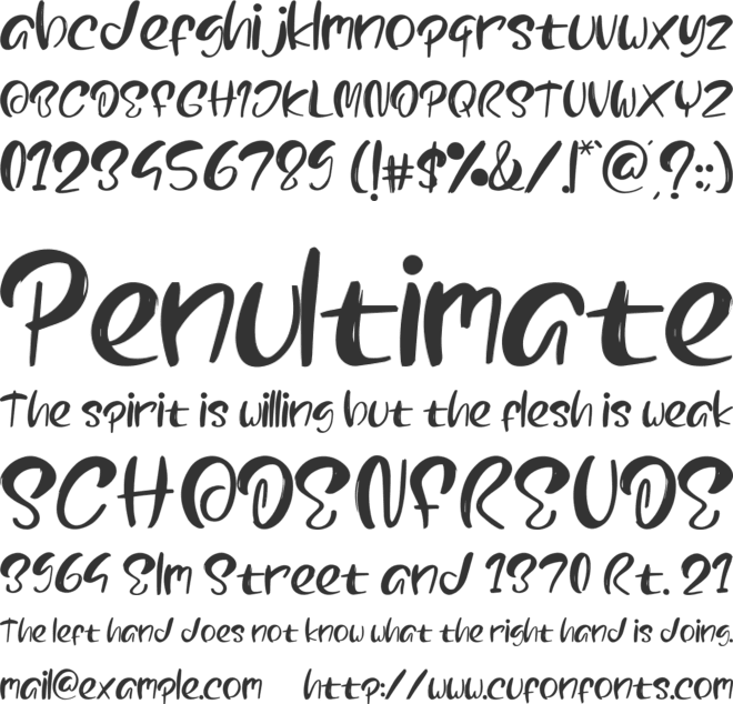 Christmas Vibe font preview