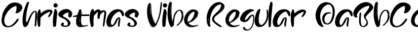 Christmas Vibe Regular font