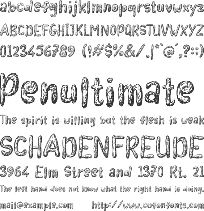 Kid Stories font preview