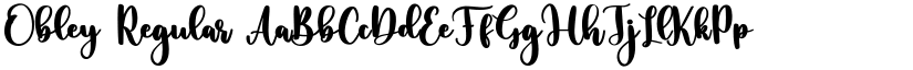 Obley font download