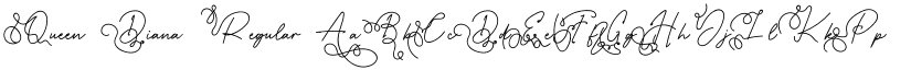 Queen Diana Regular font