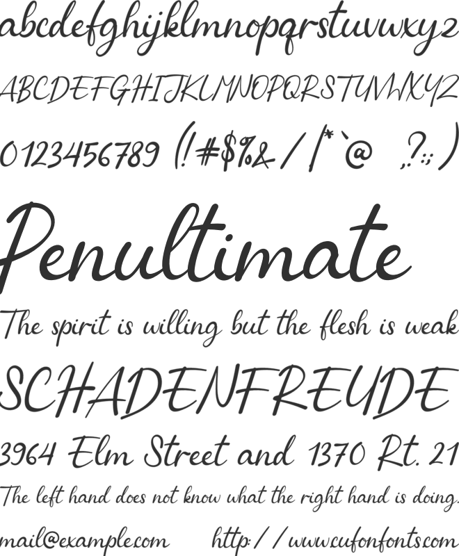 Holly Jolly font preview