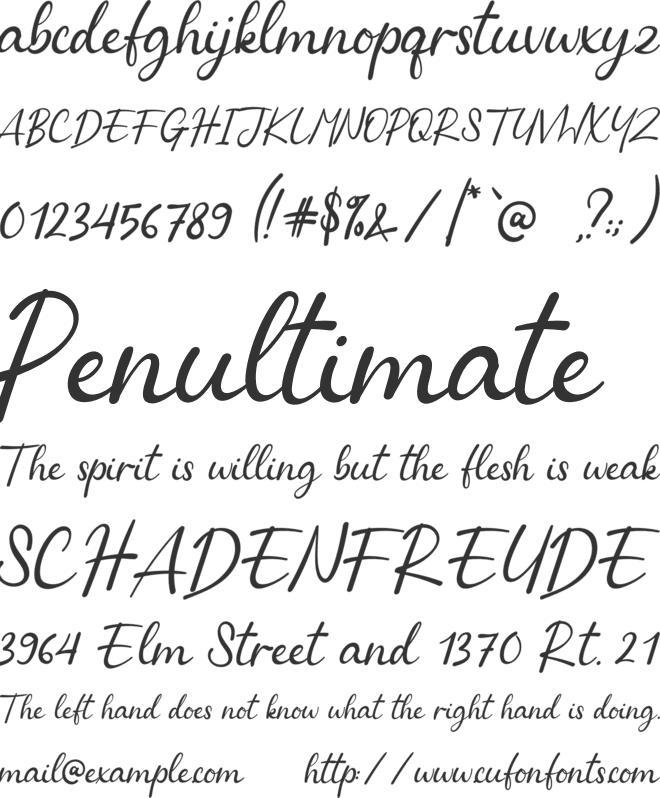 Holly Jolly font preview