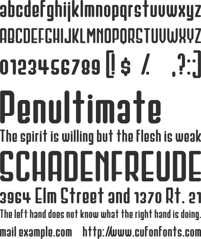 Daily Gifts font preview