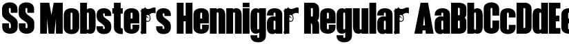 SS Mobsters Hennigar Regular font