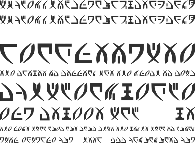 Andarion font preview