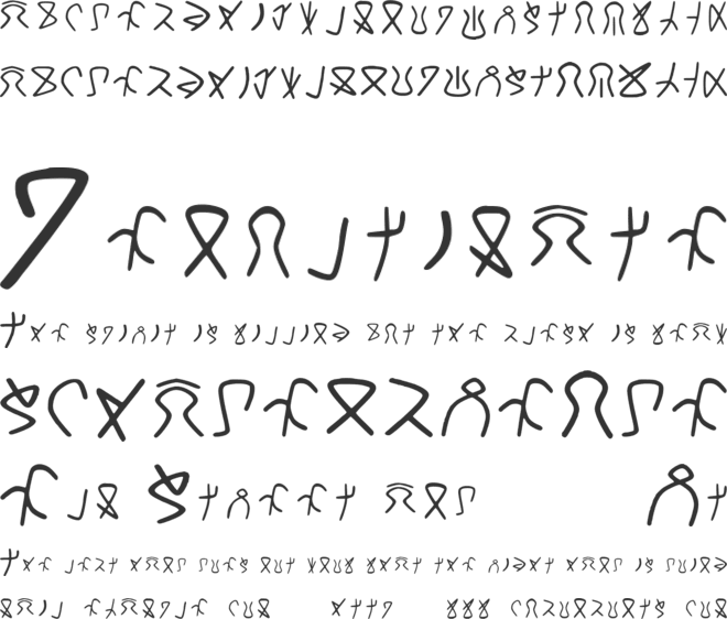 Zaglimydi Font font preview