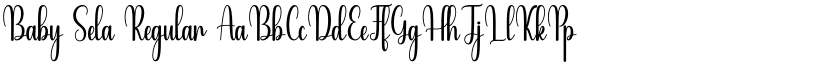 Baby Sela Regular font