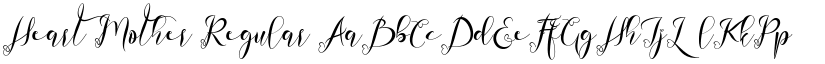 Heart Mother Regular font