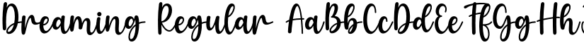 Dreaming Regular font