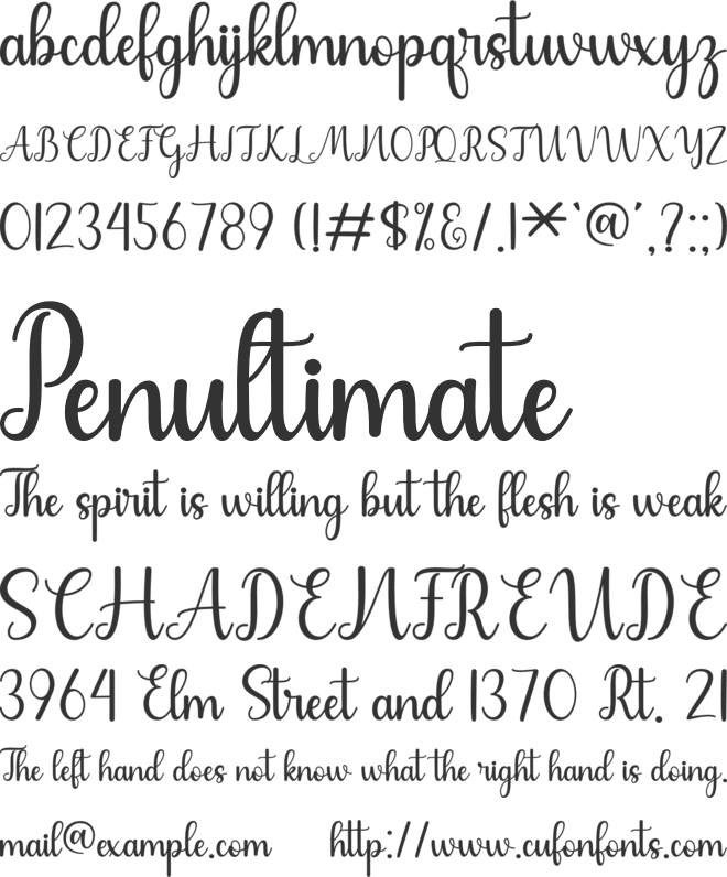Eva Mayasari font preview